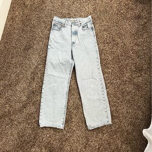 Levi’s ribcage ankle straight jeans